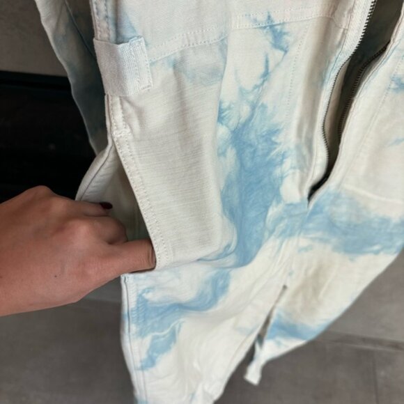Madewell Tie Dye Front Zip Coverall Jumpsuit, Size M - Picture 9 of 15